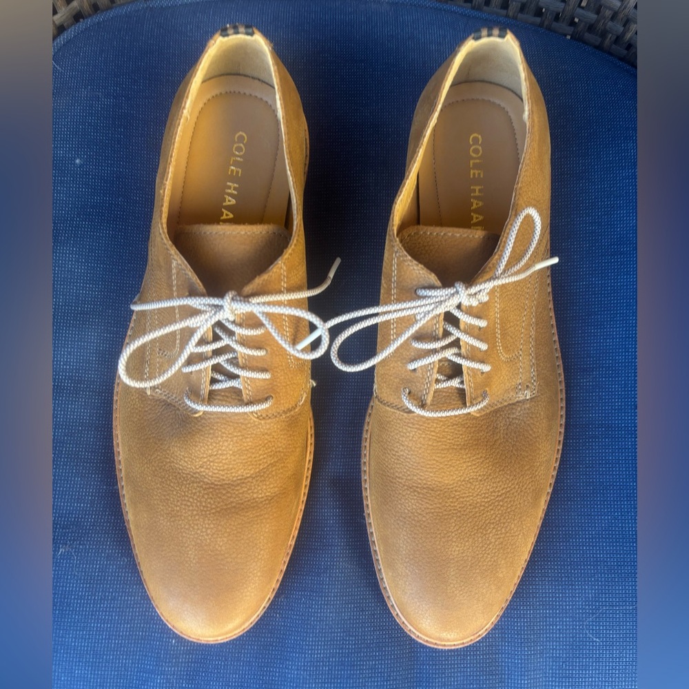 Cole Haan Men's Brown Leather Oxfords